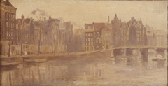 De Oude Waal bij de Bantammerstraat by Willem Witsen