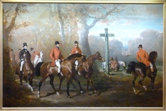 Départ pour la chasse by Alfred de Dreux