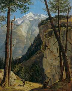 Der Watzmann vom Wimbachtal aus by Heinrich Reinhold