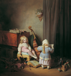 Die kleinen Virtuosen by Josef Danhauser