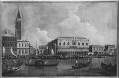 Dogenpalast und Piazzetta (Nachahmer) by Canaletto