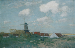 Dorf auf der Düne by Alfred Zoff