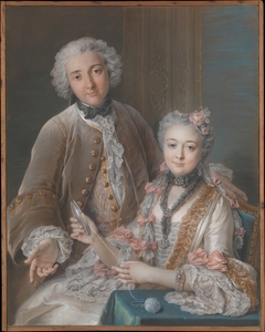 Double Portrait Presumed to Represent François de Jullienne (1722–1754) and His Wife (Marie Élisabeth de Séré de Rieux, 1724–1795) by Charles-Antoine Coypel