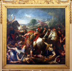 Duel between Aeneas and Mezentius by Gregorio Lazzarini