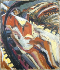 Eisenbahn im Taunus by Ernst Ludwig Kirchner