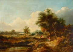 English Landscape (reputedly of Richmond) by Anonymous