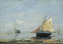 Environs de Trouville by Eugène Louis Boudin