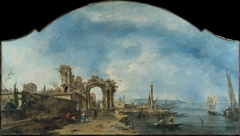 Fantastic Landscape by Francesco Guardi