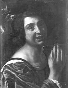 Flötist (Nachahmer) by Gerard van Honthorst