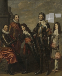 Four Generations of the Princes of Orange: William I, Maurice and Frederick Henry, William II and William III by Pieter Nason