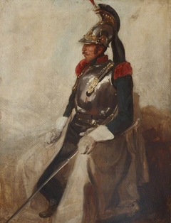 French Cuirassier by manner of Théodore Géricault