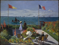 Garden at Sainte-Adresse by Claude Monet