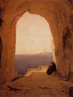 Grotto in the Gulf of Naples by Carl Blechen