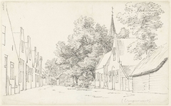 Het dorp Berkenwoude, Krimpenerwaard by Cornelis Pronk