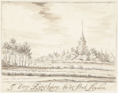 Het dorp Rijnsburg by Jacobus Stellingwerff