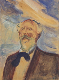 Holger Drachmann by Edvard Munch