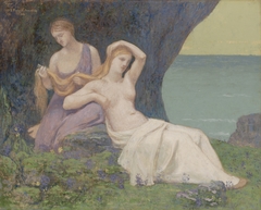 In the Heather by Pierre Puvis de Chavannes