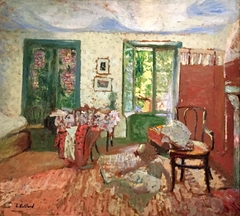 Intérieur. Annette au pied d’un fauteuil by Édouard Vuillard