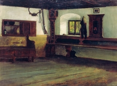 Interior of a Farmhouse by Johann Sperl