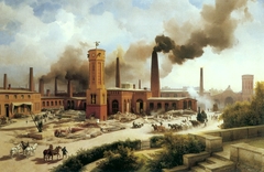 Ironworks Borsig, Berlin by Karl Eduard Biermann