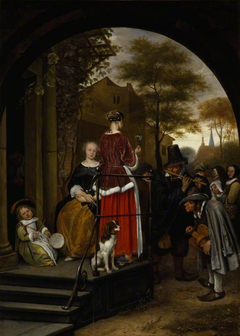 Itinerant Musicians by Jan Steen