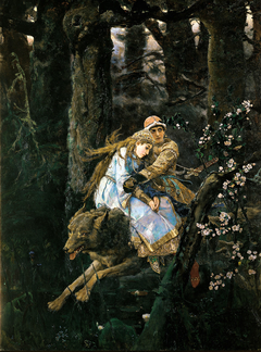 Ivan Tsarevich on the Grey Wolf by Viktor Vasnetsov