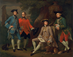 James Grant of Grant, John Mytton, the Hon. Thomas Robinson, and Thomas Wynne by Nathaniel Dance-Holland