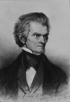 John C. Calhoun by Savinien Edme Dubourjal