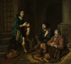 Joseph Interprets the Dreams of the Baker and the Butler by Jan Victors