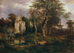 Kirchenruine by Ludwig Halauska