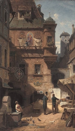 Kunst und Wissenschaft by Carl Spitzweg