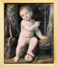 L'Enfant Jésus, sauveur du monde by Bernardino Luini