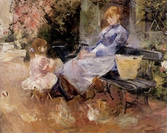 La fable by Berthe Morisot