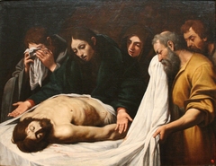 La Lamentation sur le Christ mort by Leonello Spada