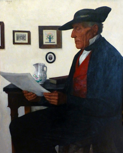 La Lecture by Gustave Stoskopf