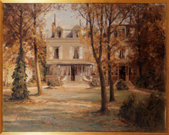 La Maison de Victor Hugo à Paris avenue d'Eylau by Eugène Bourgeois