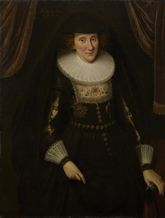 Lady Anne Hay, Countess of Winton, about 1592 - 1625 / 1628. Wife of the 3rd Earl of Winton by Adam de Colone