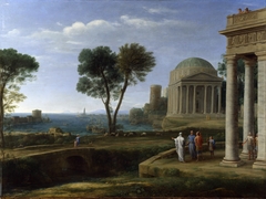 Landscape with Aeneas at Delos by Claude Lorrain