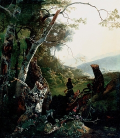 Landscape with Hunters by Adam Pynacker