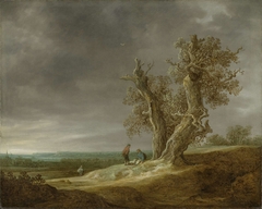 Landscape with Two Oaks by Jan van Goyen