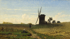 Landschap met molen by Paul Joseph Constantin Gabriël