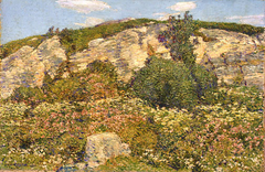 Laurel in the Ledges by Childe Hassam