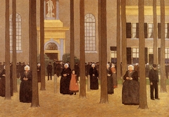 Leaving St John's Church in Laren by Gijs Bosch Reitz