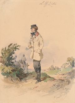 Lieutenant Count Zichy by Friedrich Carl von Scheidlin