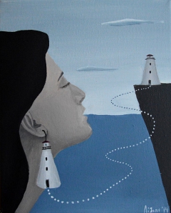 Lighthouse | Sister's portrait by Lilian Grfld