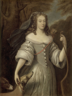 Louise-Françoise de la Baume le Blanc, duchesse de la Vallière et de Vaujours by Claude Lefèbvre