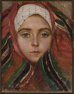 Łowicz girl by Apoloniusz Kędzierski