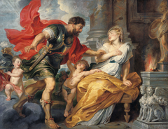 Mars and Rhea Silvia by Peter Paul Rubens