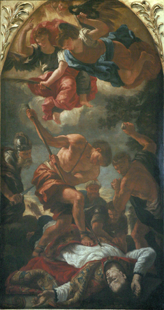 Martyrdom of Gerard of Csanád by Johann Carl Loth