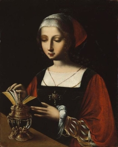 Mary Magdalene Reading by Master of the Female Half-Lengths